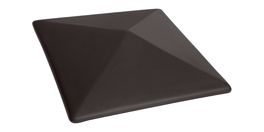 Клинкерный колпак для забора Вулканический черный (18) Volcanic black Клинкерный колпак для забора Вулканический черный (18) Volcanic black