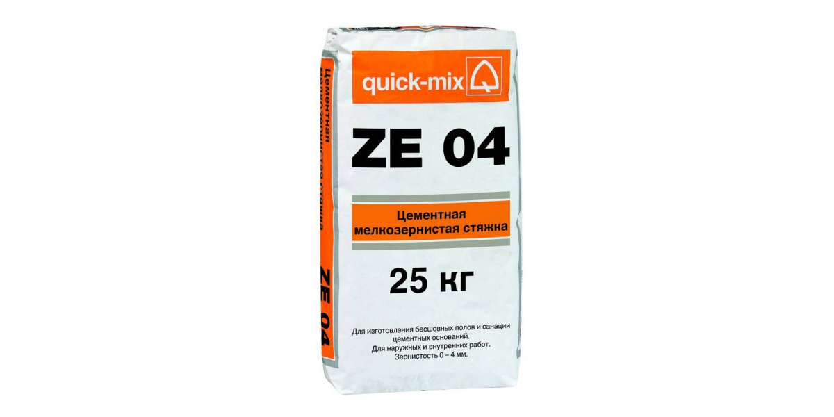 ZE 04 Цементная мелкозернистая стяжка ZE 04 Цементная мелкозернистая стяжка